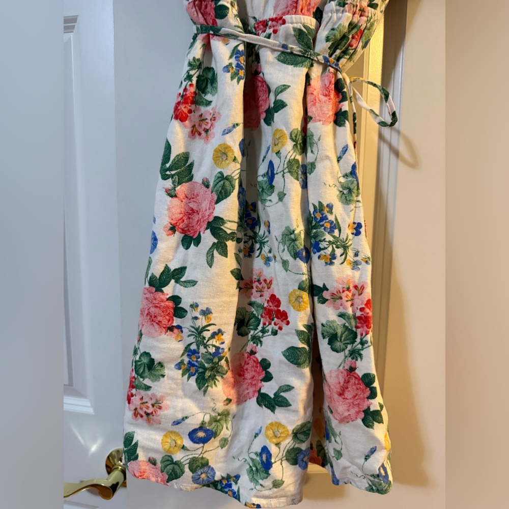 Old Navy Floral Puff Sleeve Mini Wrap Sundress - Picture 8 of 8